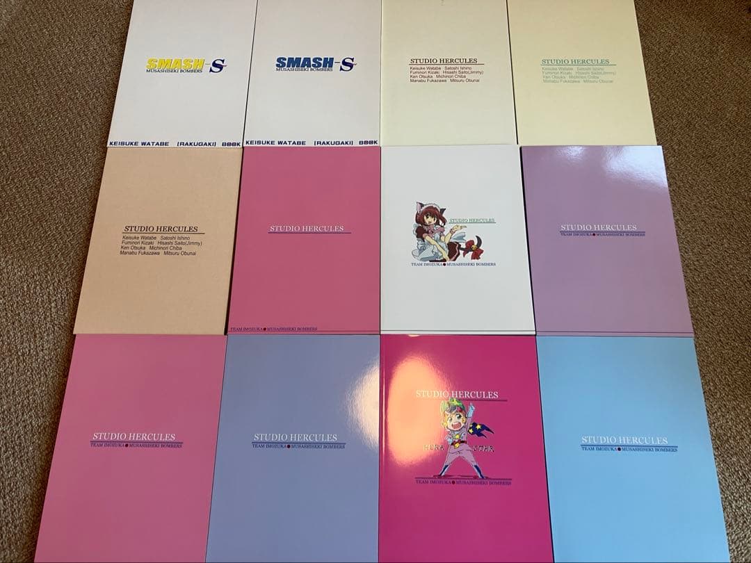 コミケ C107アニメーター原画集 武蔵関ボンバーズ 12冊セット