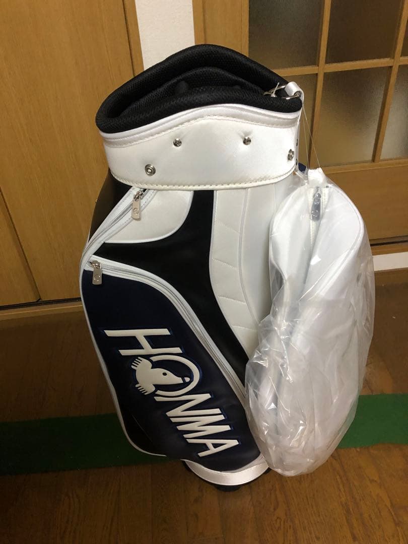 HONMA キャディバッグ ホワイト/ブラック