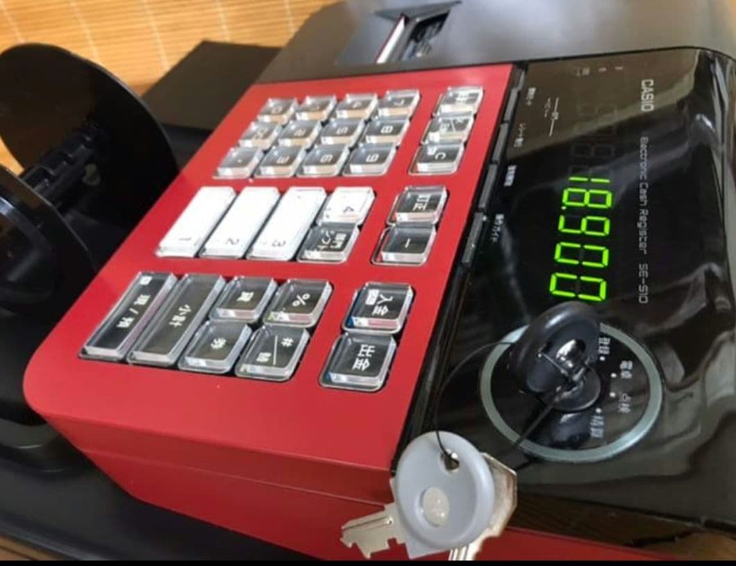 カシオレジスター　SE-S10中古です　希少カラー　030226