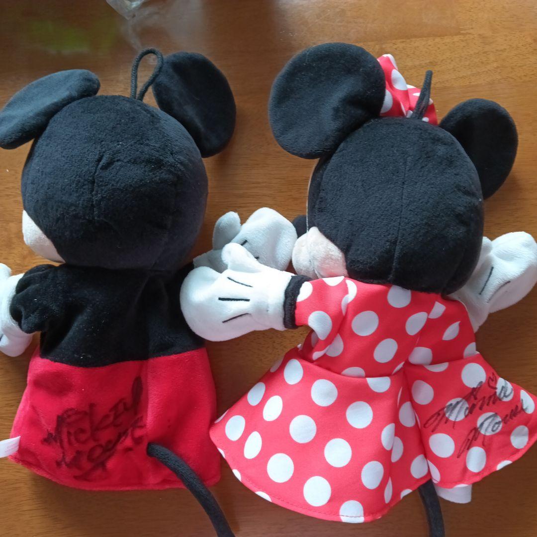直筆サイン入り！ミッキー＆ミニー ぬいぐるみ セット　ディズニーDisney