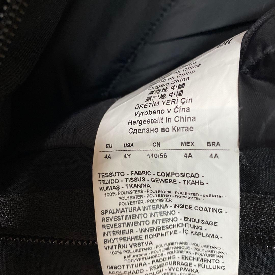 【美品】EA7 黒 スキーウェア 子ども用　110cm