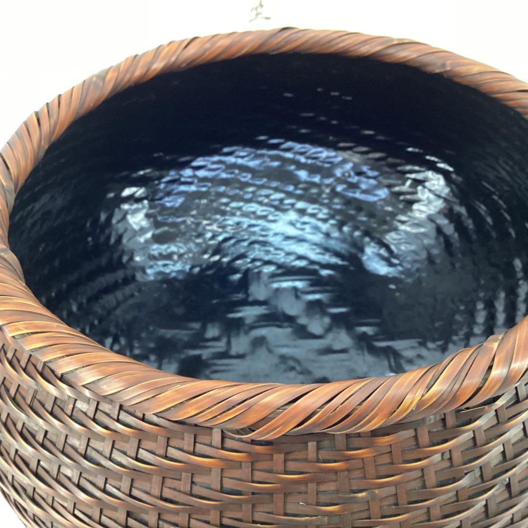 達磨炭斗　粟田元竺作