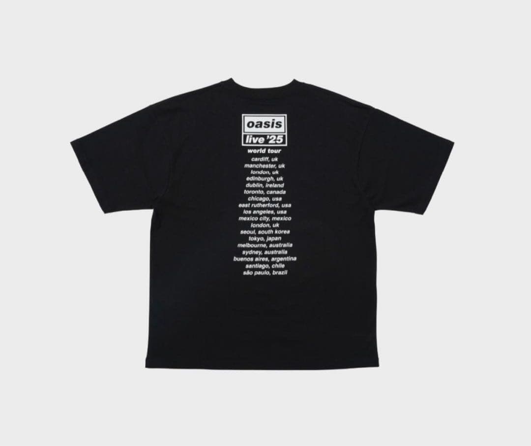 【新品】oasis live’25 Tシャツ Ｌサイズ オアシス ショッパー付