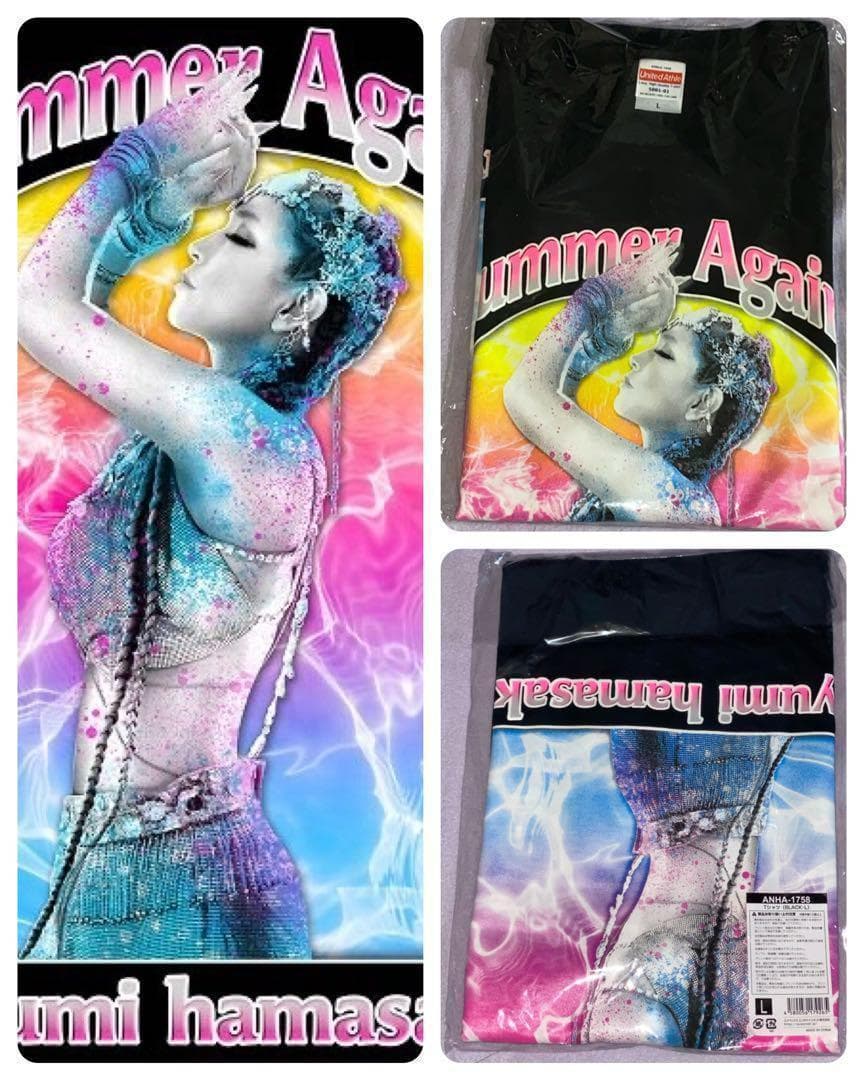浜崎あゆみ　Tシャツ BLACK　「Summer TA Party 2022」