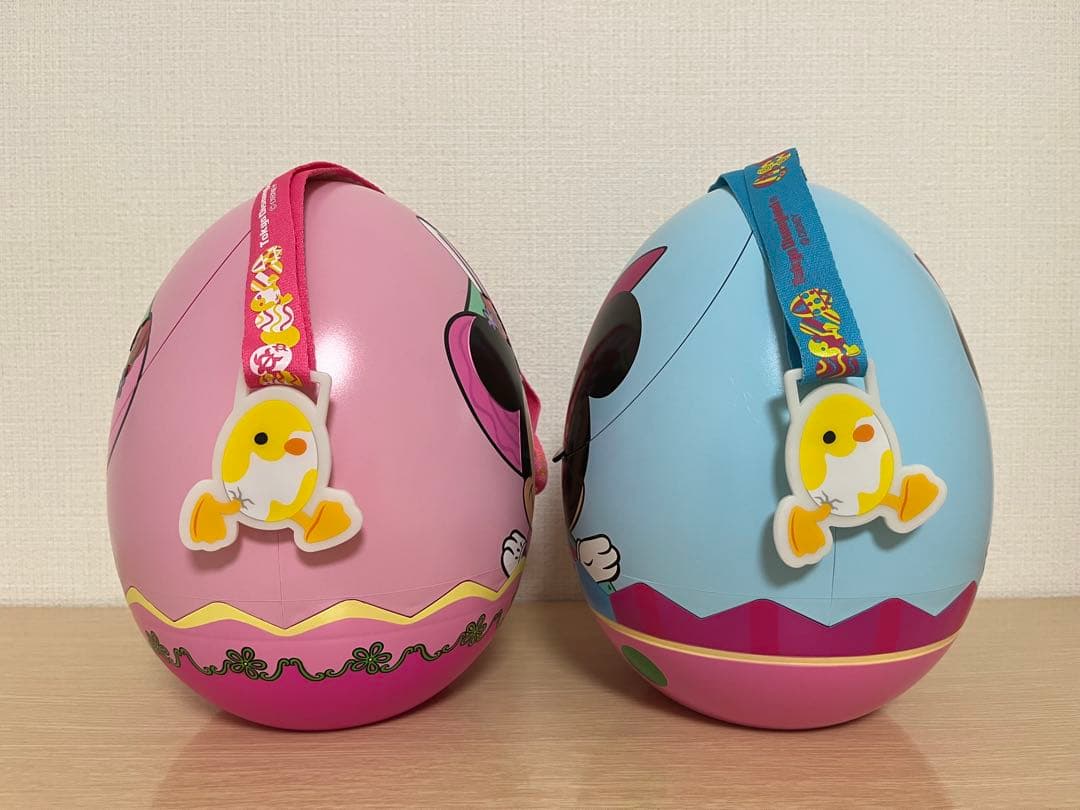 ミッキー&ミニーちゃん　ポップコーンバケット　イースターエッグ 2個セット