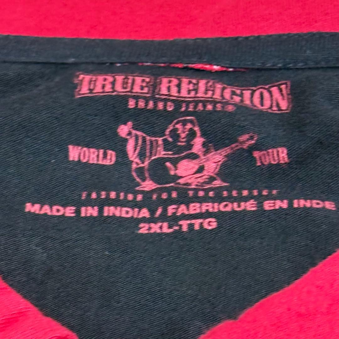 トゥルーレリジョン（True Religion）のロゴ入りラグビーシャツ