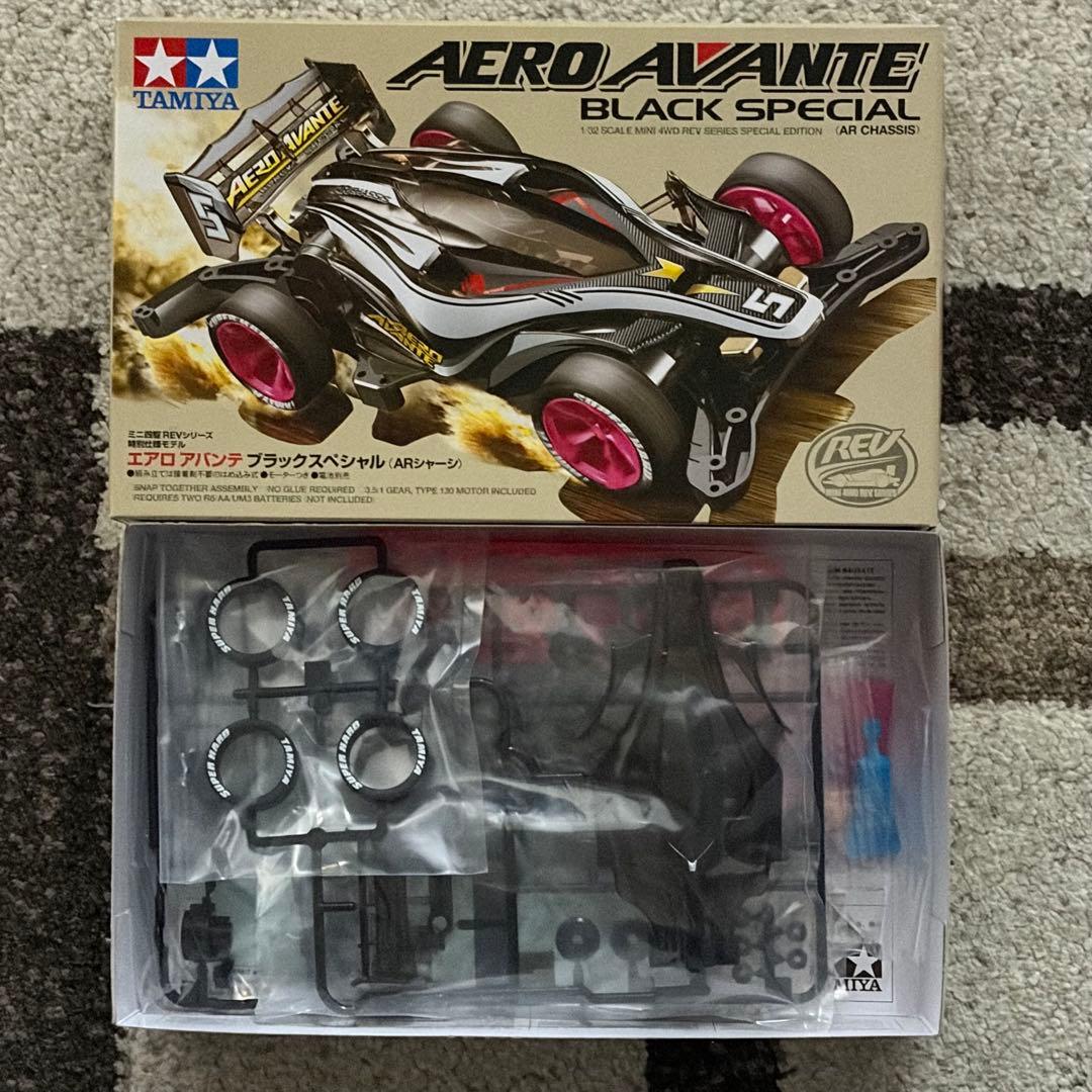 ミニ四駆 限定 エアロアバンテ ブラックスペシャル・メタリック 含む 6台セット