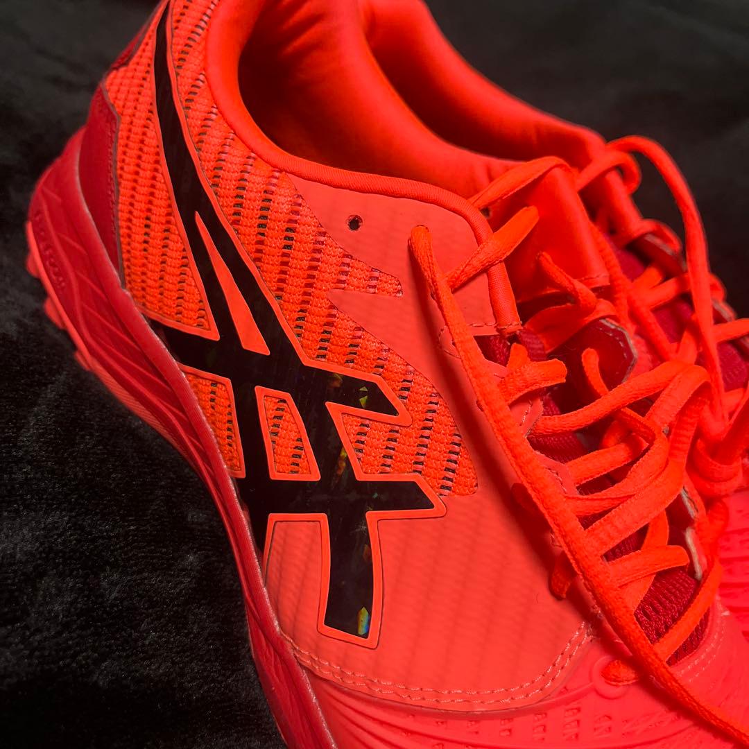 ASICS スパイクシューズ オレンジ　新品　未使用　27cm