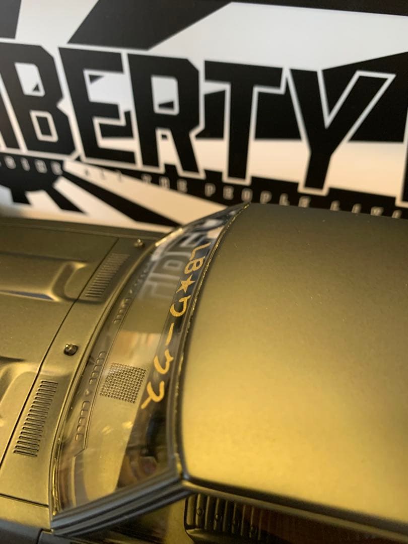 週末値下げイグニッションモデル1/18 LBWK ケンメリマットブラック0965