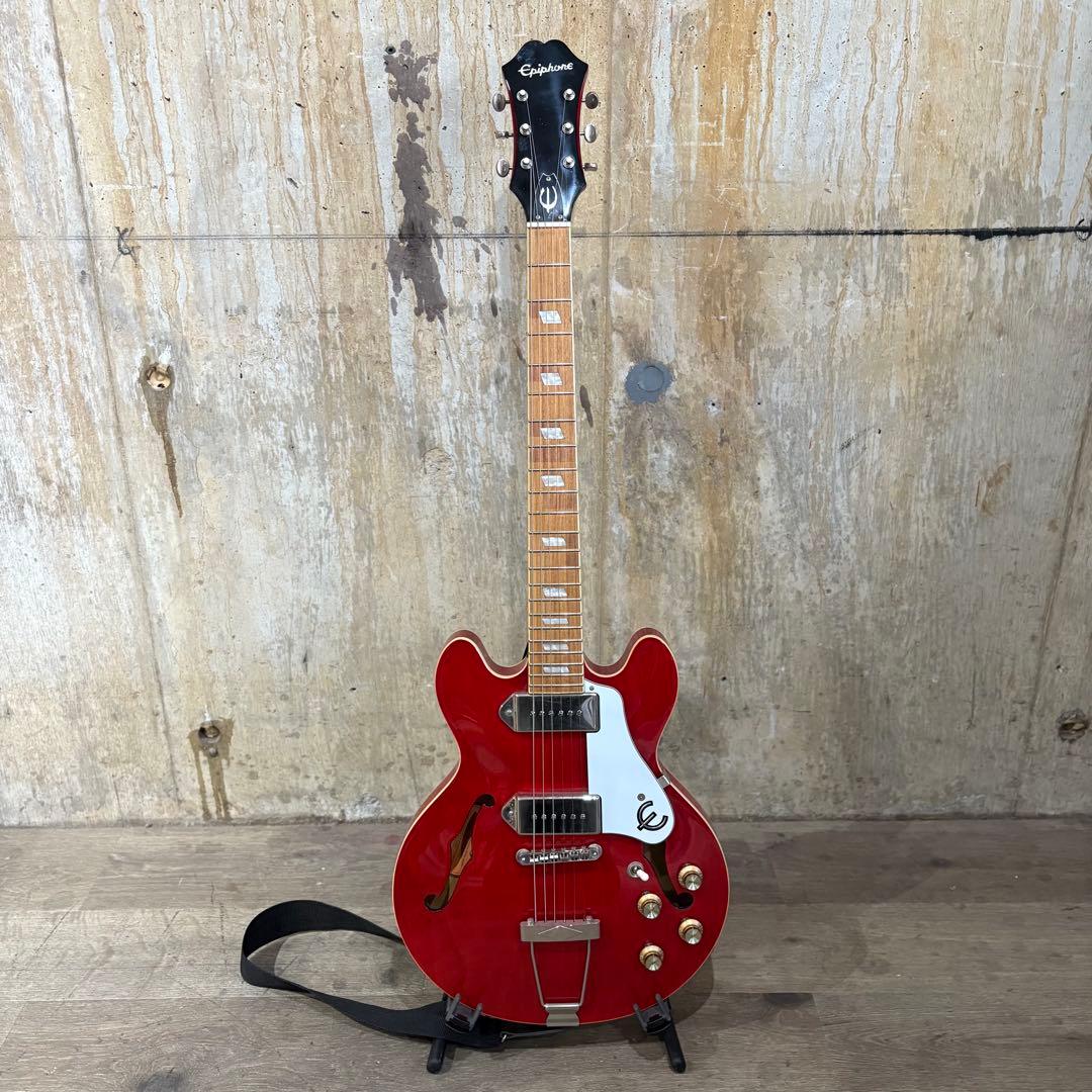Epiphone Casino Coupe CH フルアコ　ギター　ケース付