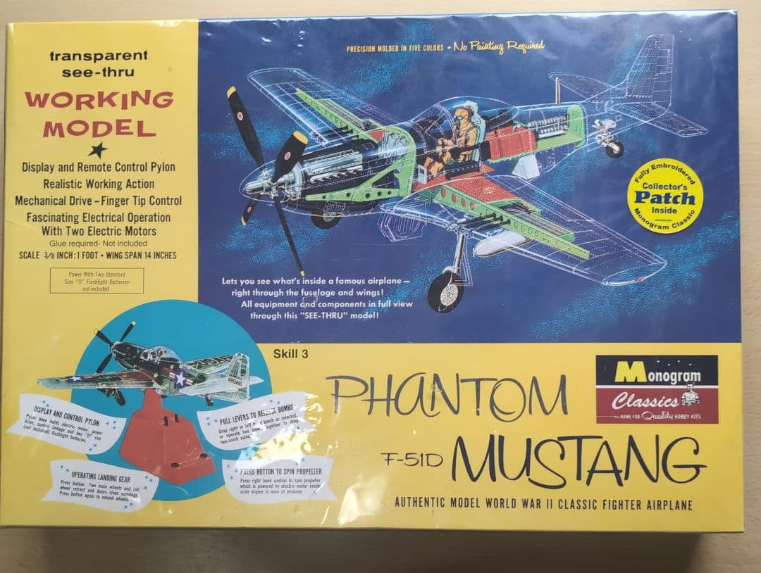 PHANTOM MUSTANG 1/48 透明工作モデル　新品未開封
