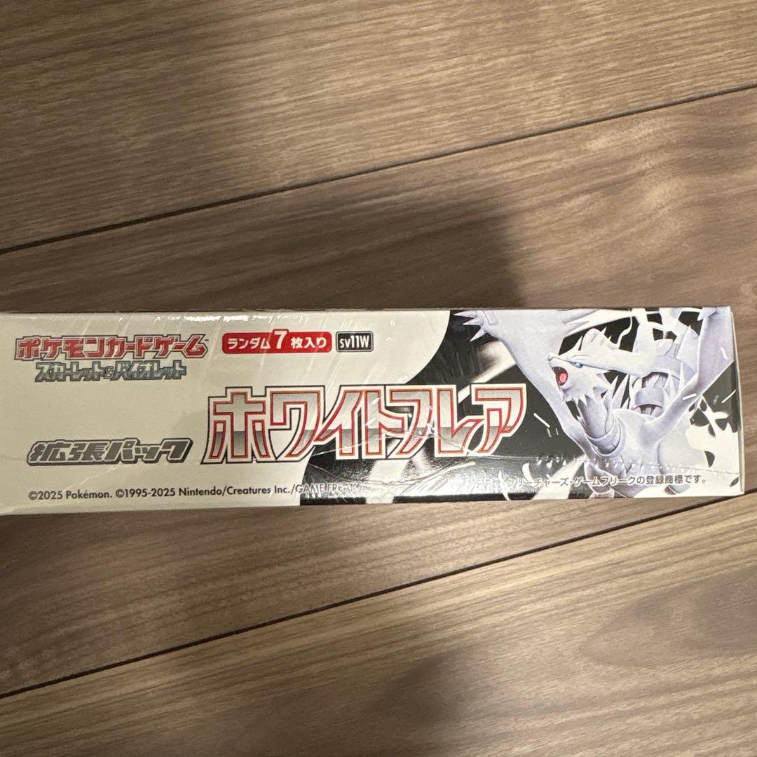［新品　未開封］ブラックボルト•ホワイトフレア各1BOX•カードファイルセット