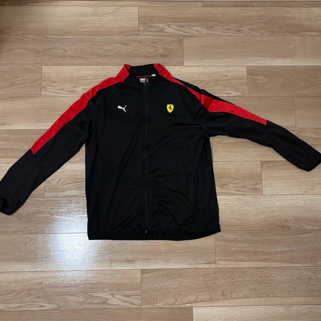 Puma Ferrari ジャージ上下セット 黒/赤　L