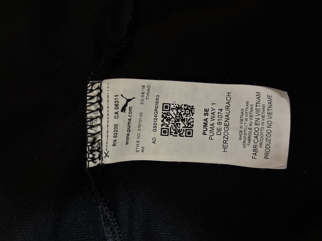 Puma Ferrari ジャージ上下セット 黒/赤　L