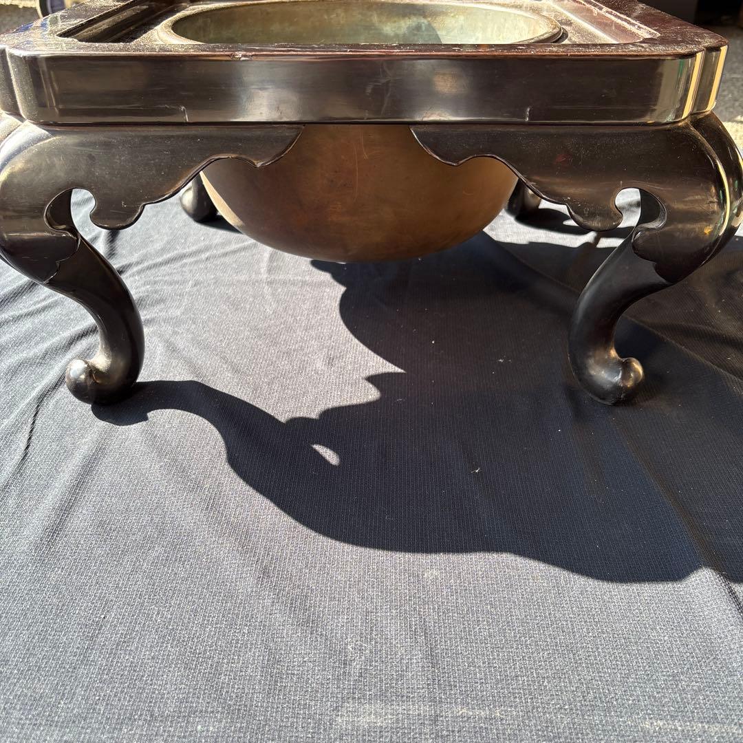 火鉢 年代物　昭和レトロ(D-391 )