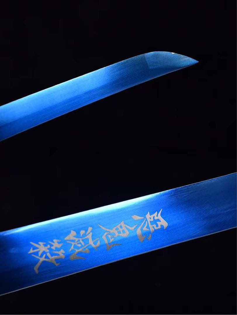 時透無一郎 本牛革柄巻 武具 鑑賞刀 居合刀 模造刀 舞踊刀 日輪刀