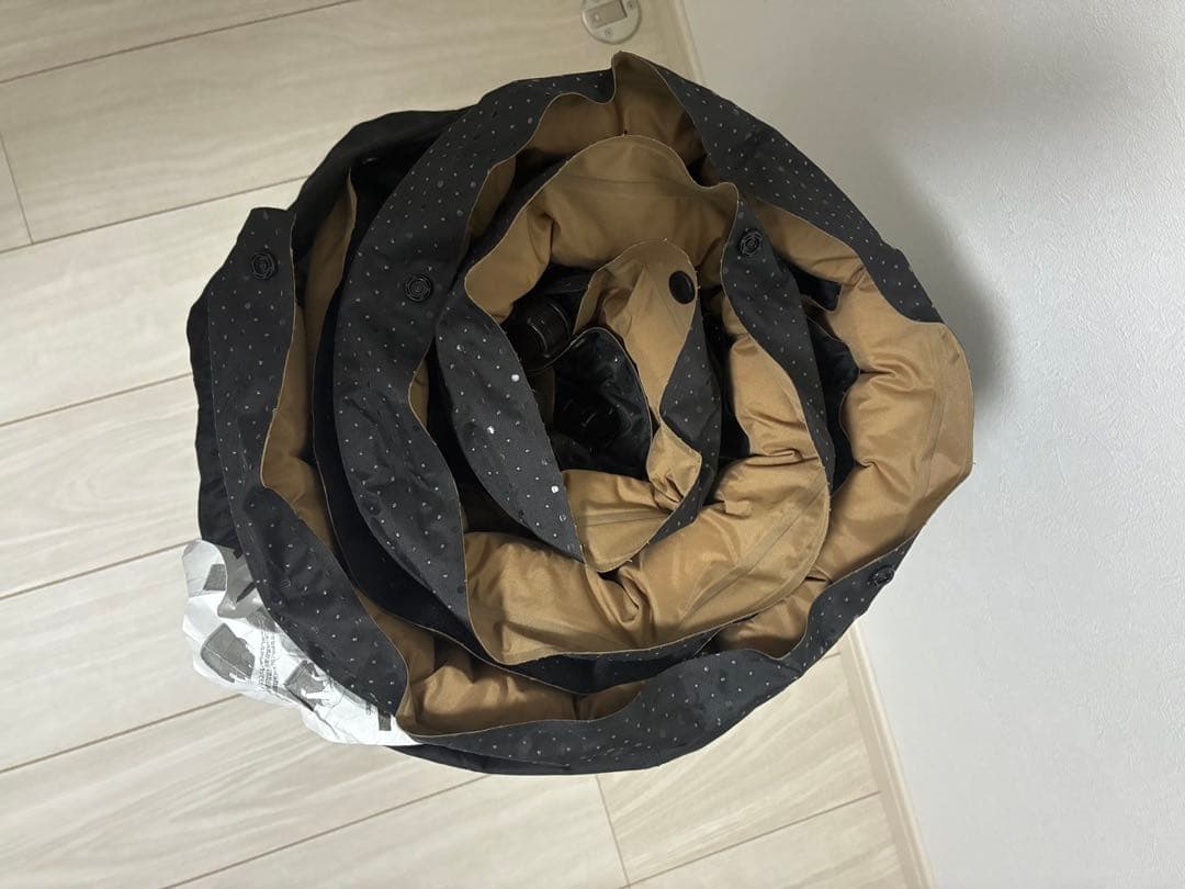 クイックキャンプ　インフレーターマット8cm ベージュ セミダブル