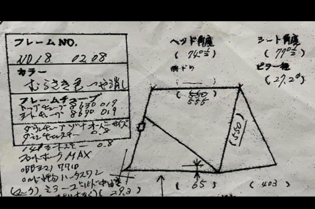 IRIBE イリベ　NJS　フレームセット　MAXフォーク　550