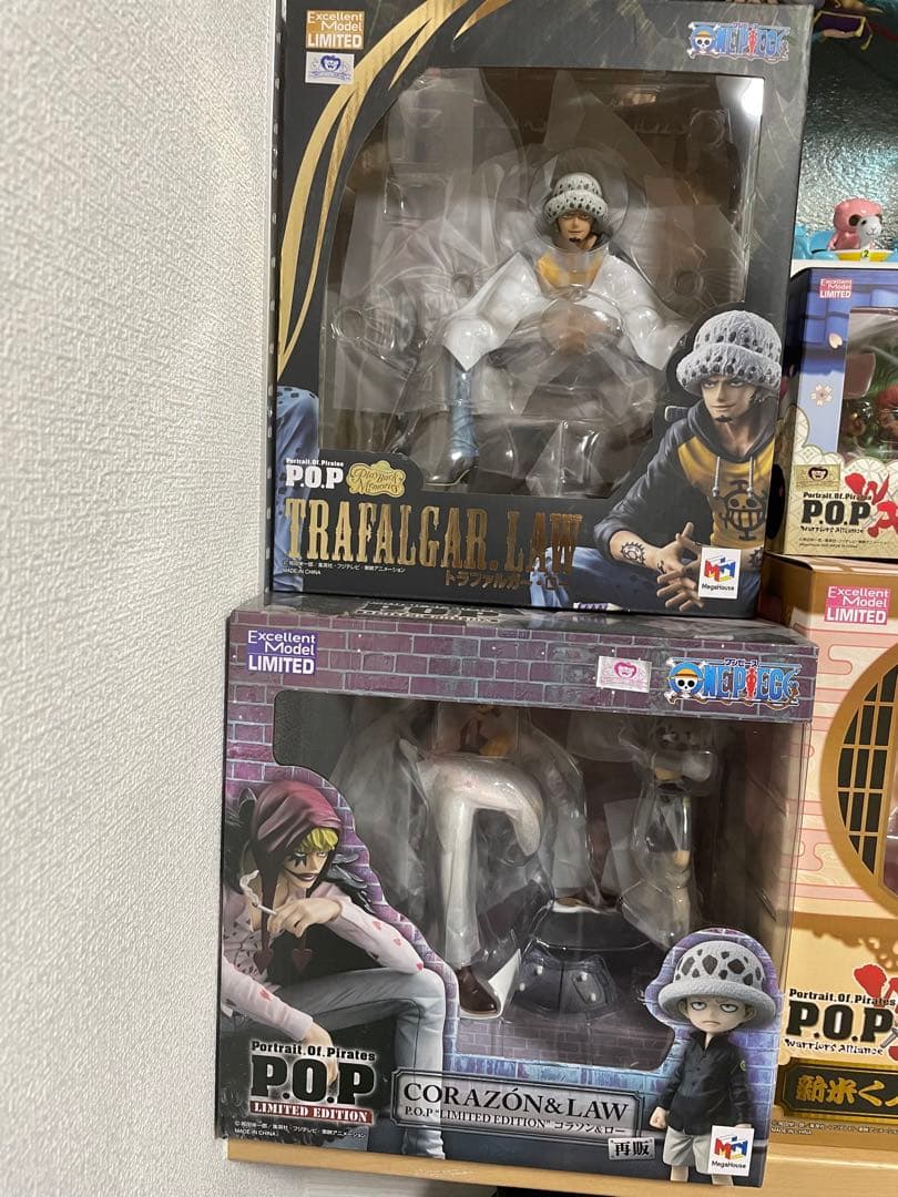 ワンピースフィギュア　P.O.P トラファルガー・ロー& コラソン&ロー