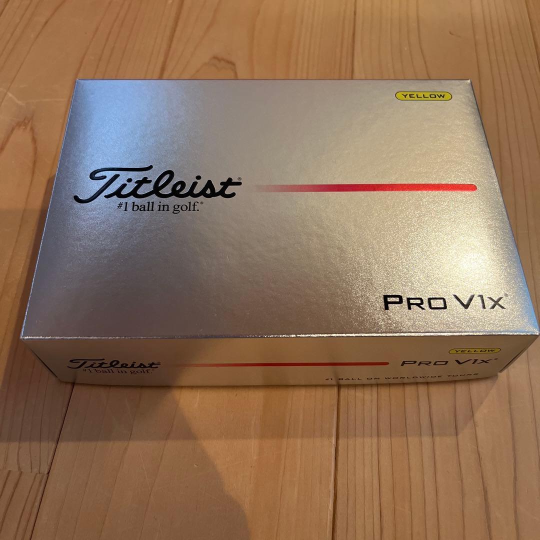 Titleist Pro V1x イエロー ゴルフボール 2ダース