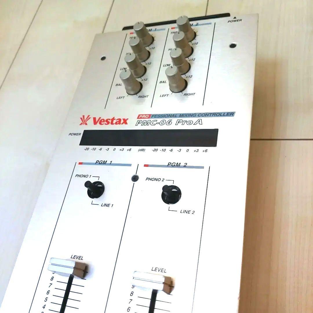 動作確認済 Vestax PMC-06PROA DJミキサー メンテ済