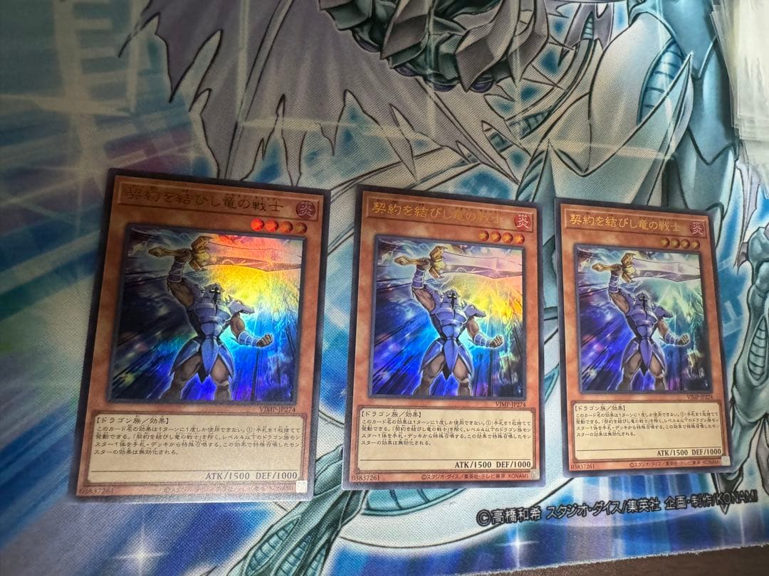 契約を結びし竜の戦士 3枚セット