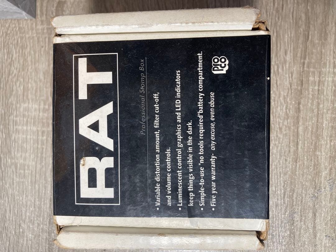 THE RAT ギターエフェクター