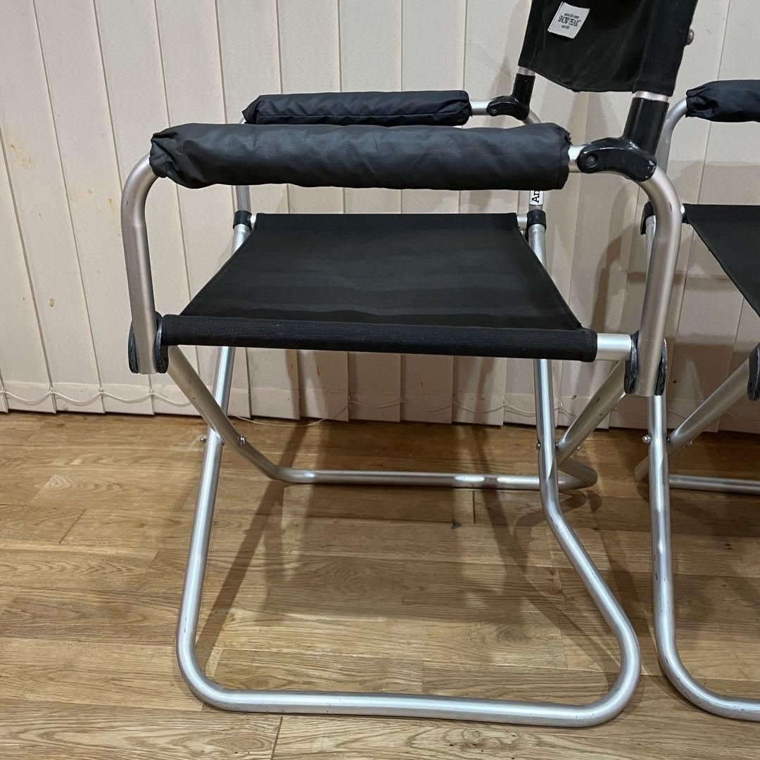 【ヤマコウ期】スノーピーク D. チェアAL　LV-51 2脚　ワイド ブラック