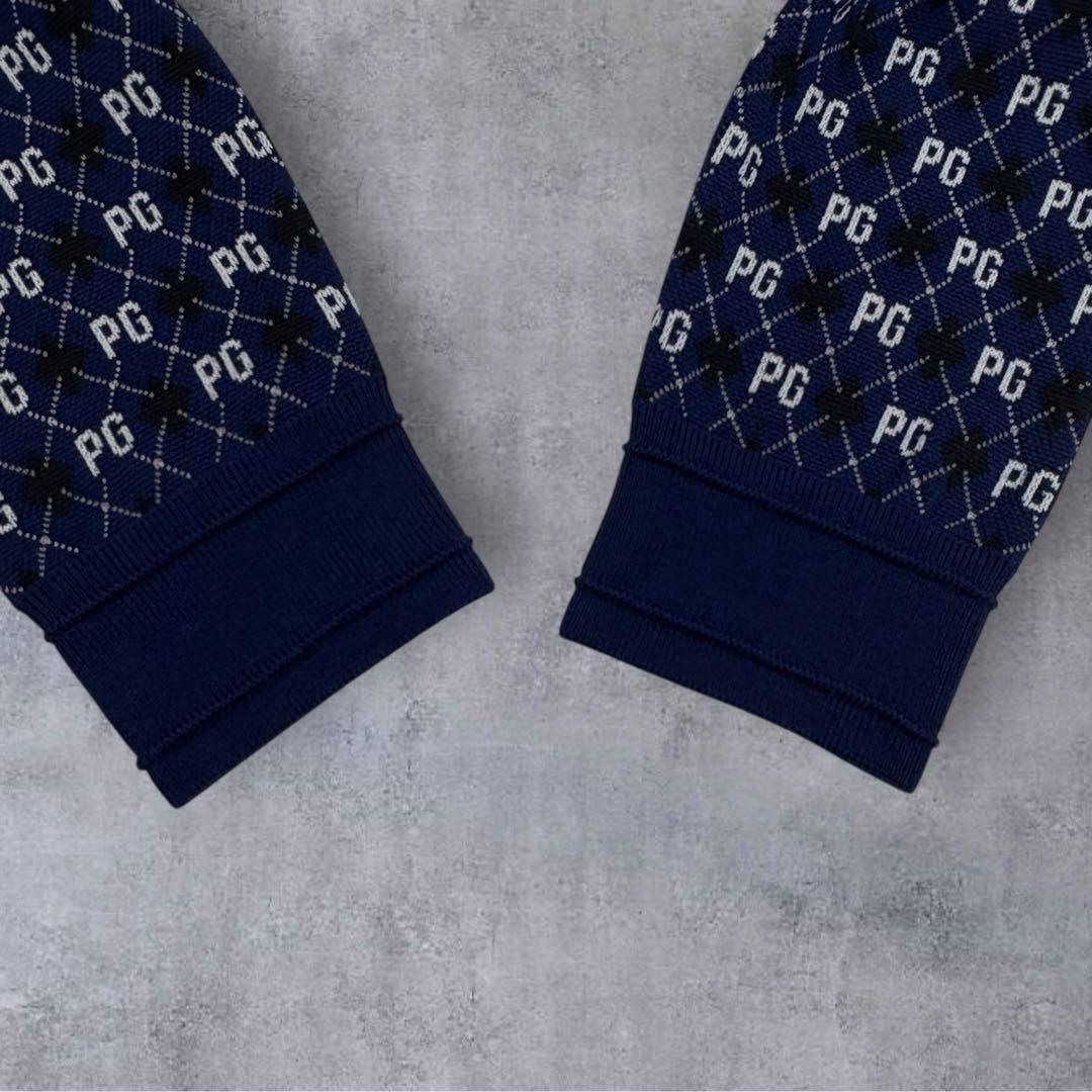 極美品 PEARLY GATES ゴルフ パーリーゲイツ ジップ ニット