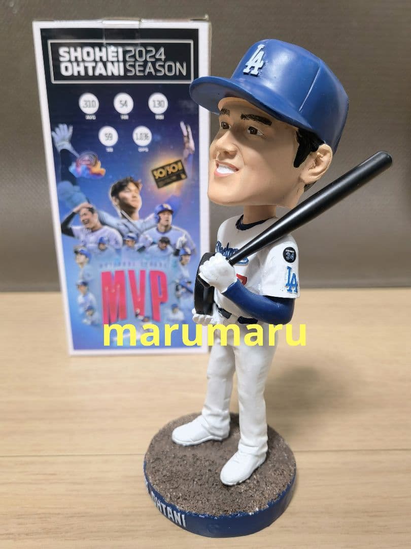 [本物]4月2日 4/2来場者限定 大谷翔平 2024 MVP ボブルヘッド ⓐ