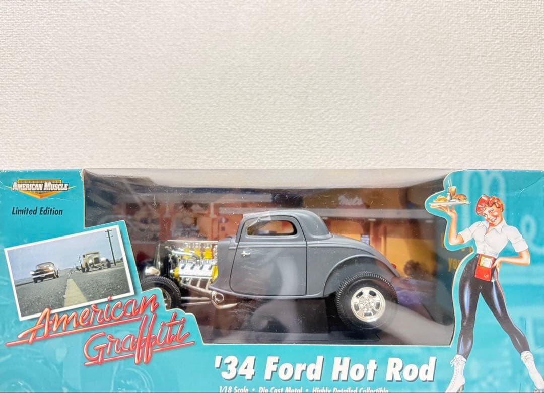 アーテル/'34 Fordフォード HotRodホットロッド アメグラ 1/18