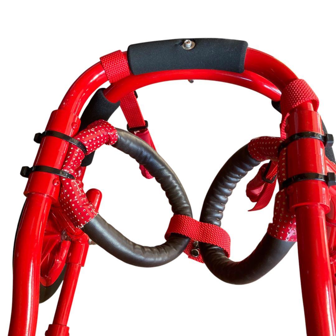 美品　犬の車椅子 中型犬用　顎乗せ6〜8キロ用　足長系用　歩行器　軽量