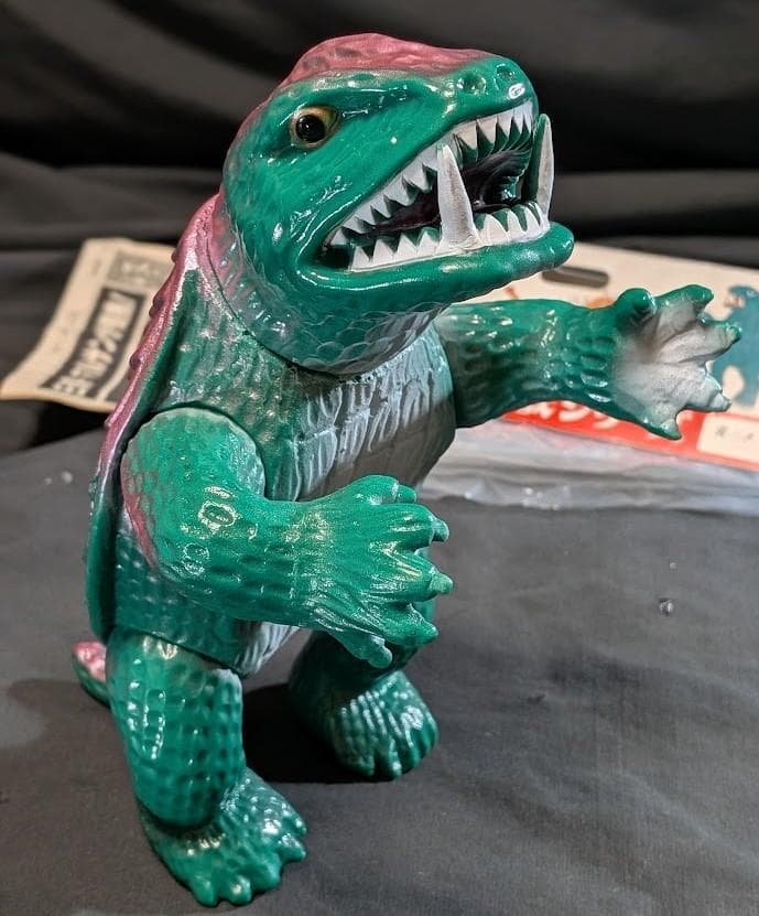 昭和ガメラ（日東復刻・マルサン）ヘッダー・外袋付 ソフビフィギュア