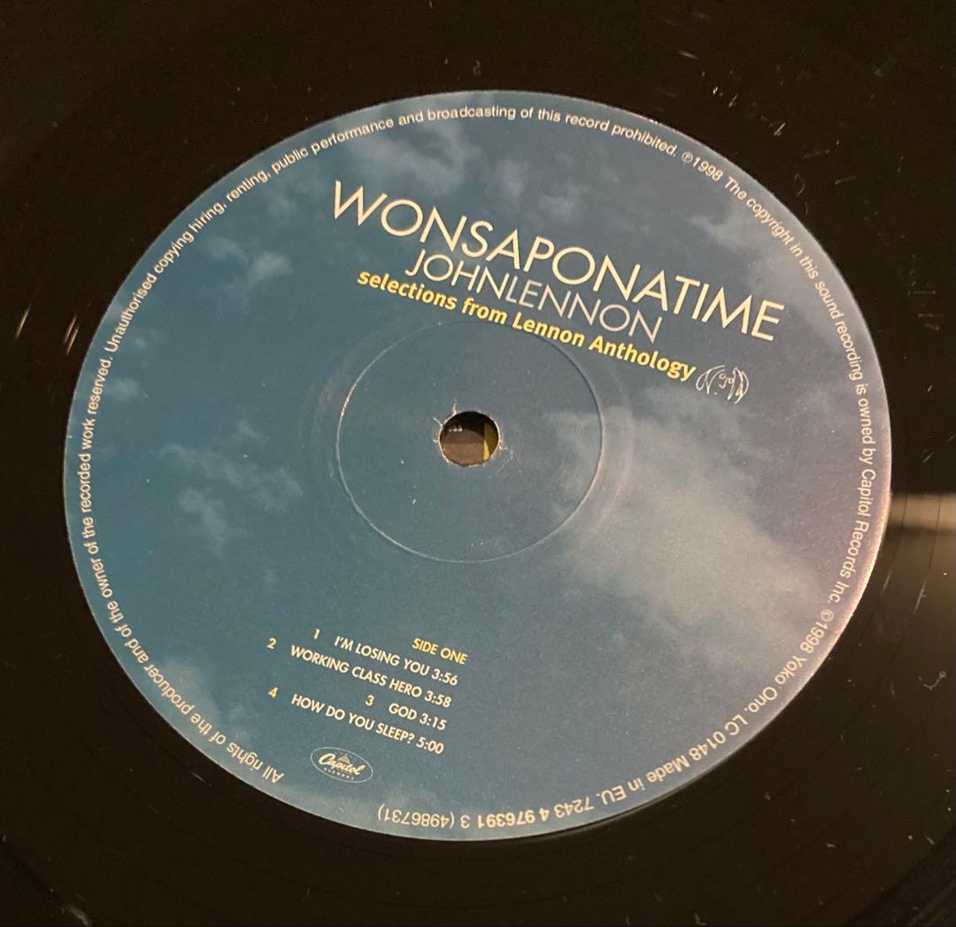 ■USオリジナル盤■JOHN LENNON■ジョンレノン■Wonsaponati
