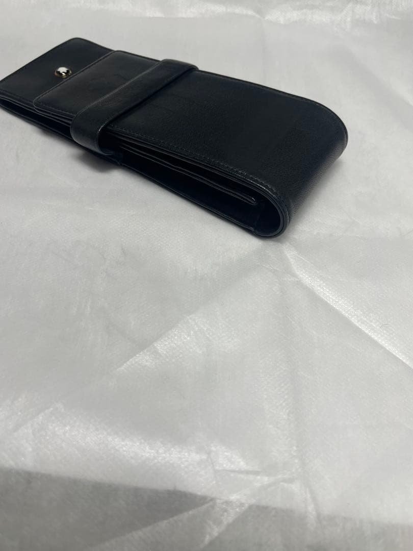 モンブラン　MONTBLANC ペンケース レザー　ブラック　3本差し