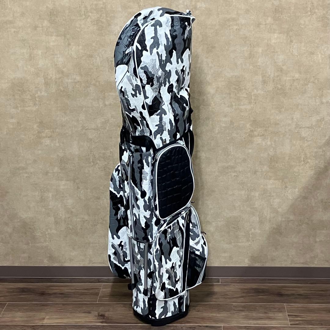 美品 OUUL オウル スタンド キャディバッグ アリゲーター カモ 9.5型