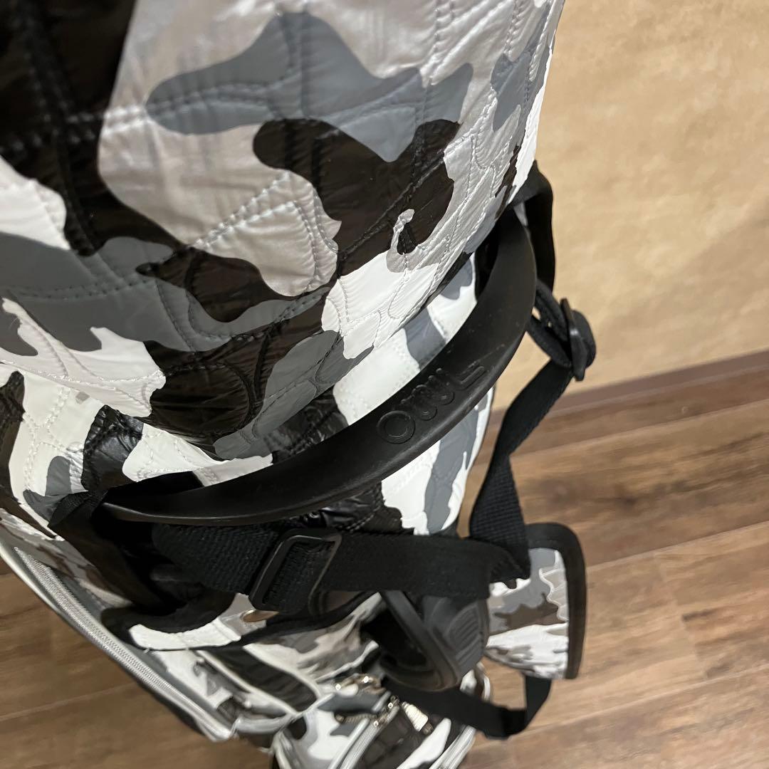 美品 OUUL オウル スタンド キャディバッグ アリゲーター カモ 9.5型