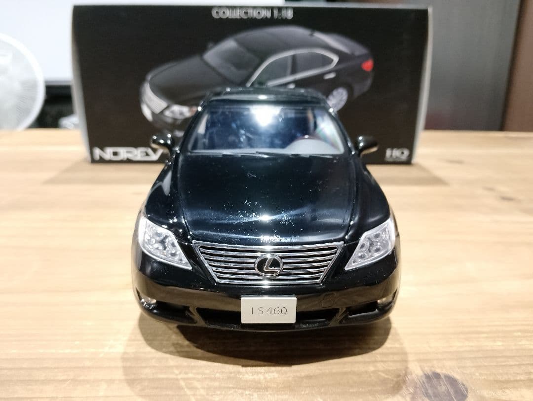 1/18 ノレブ　レクサス　LS460　中期型　ミニカー　ブラック