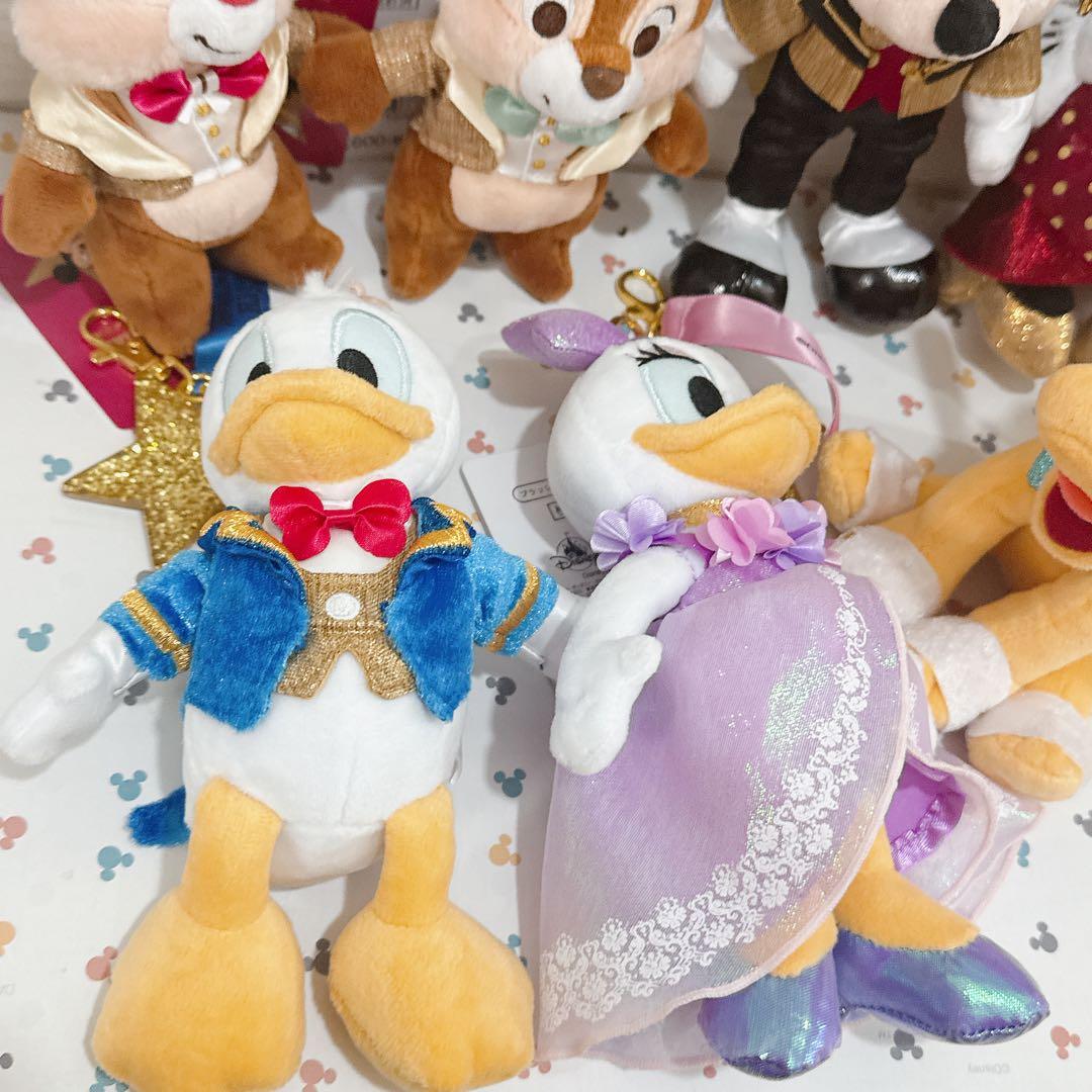 7点セット　ディズニーストア東京ディズニーリゾート店25周年　キーチェーン