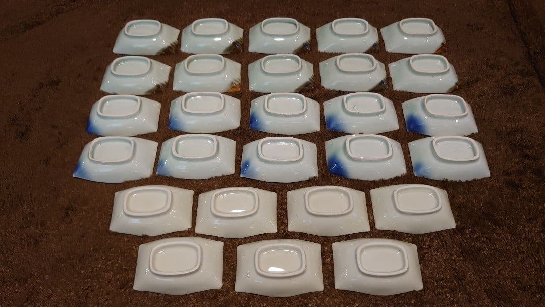 古伊万里　伊万里　豆皿　角皿　３種２７客