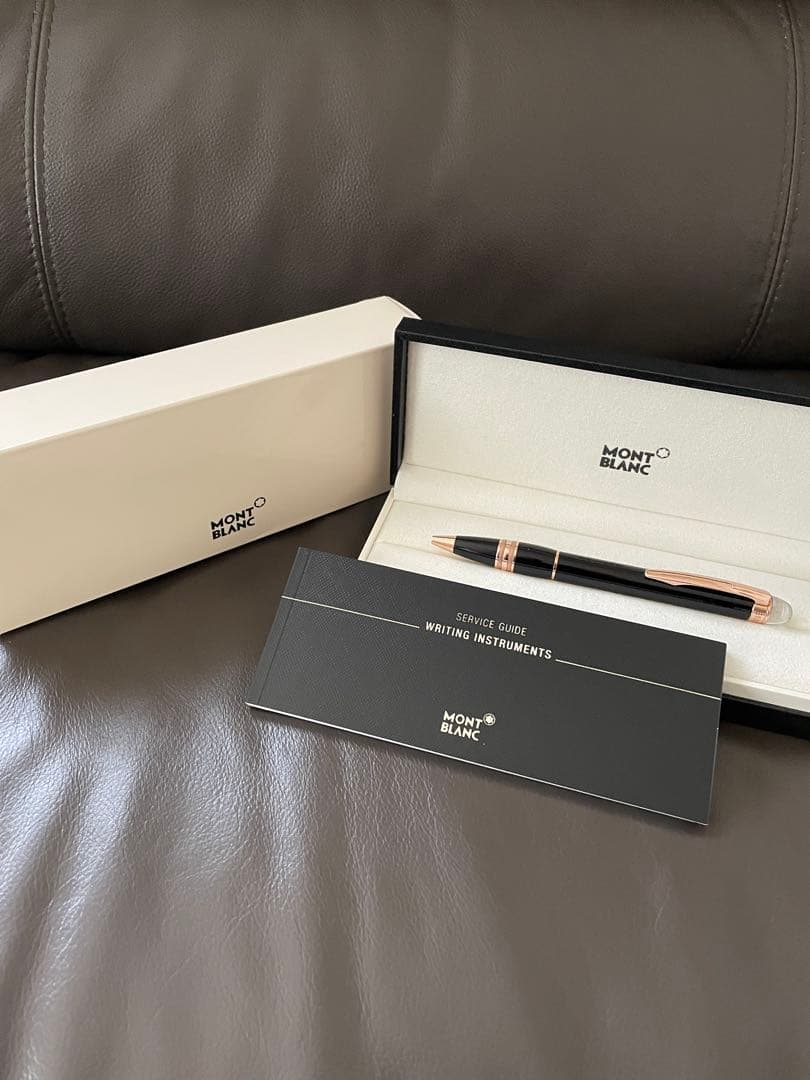 ◾️レア◾️ローズゴールド◾️モンブランスターウォーカー ボールペン◾️レッドゴールド