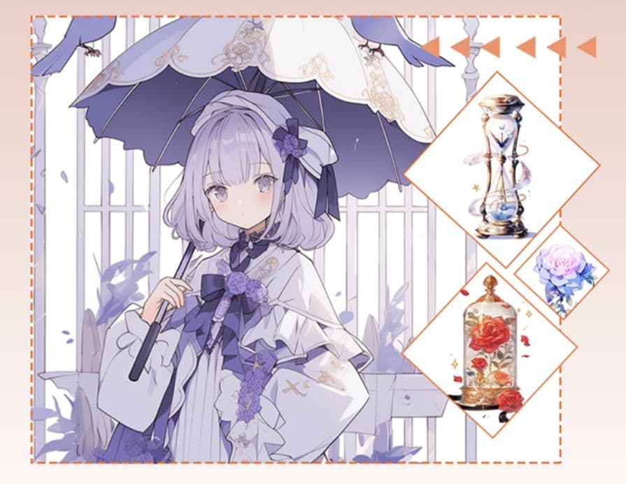 廃盤品✩J1064＃星雾莫允(贝壳光)切り売り海外人物マステ女の子AIマステ