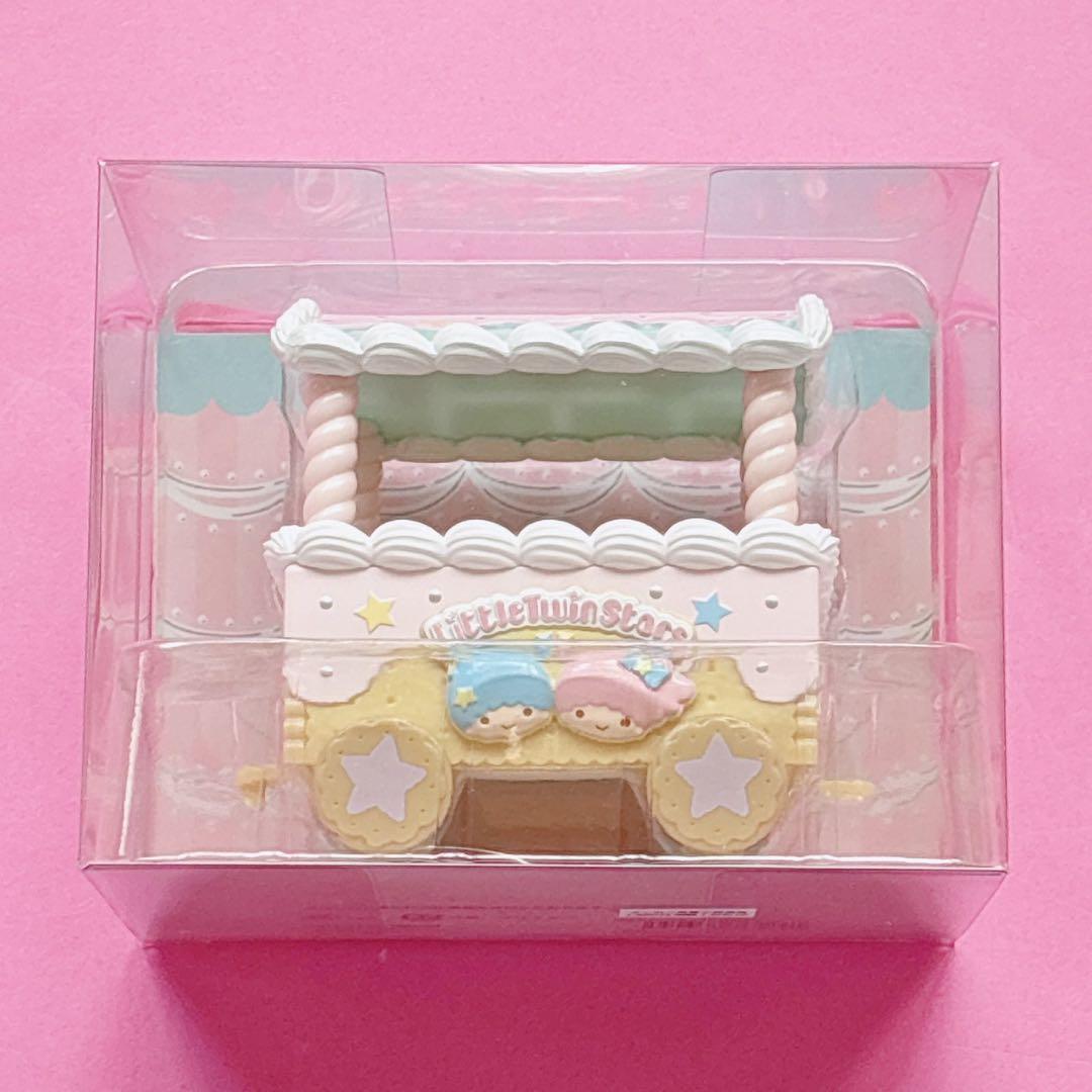 ♡キキララ リトルツインスターズ お菓子の家風小物入れ 汽車風 おかしのいえ♡