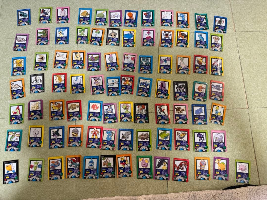 ポケモンキッズ カードダスセット 【ポケモンカード】　初代　58枚 まとめ売り