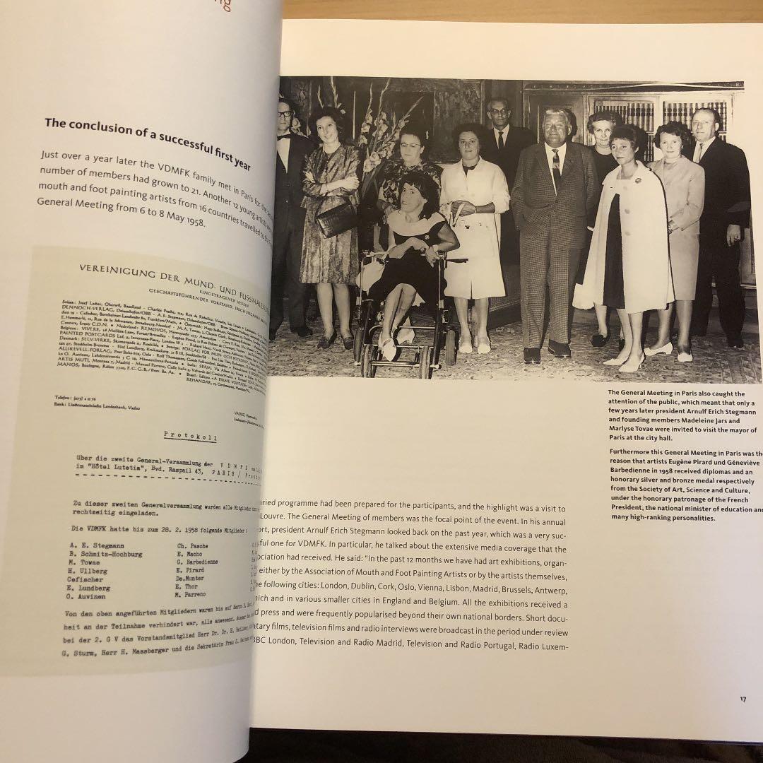 英語 洋書 / VDMFKの50年 世界中の口と足で描く芸術家