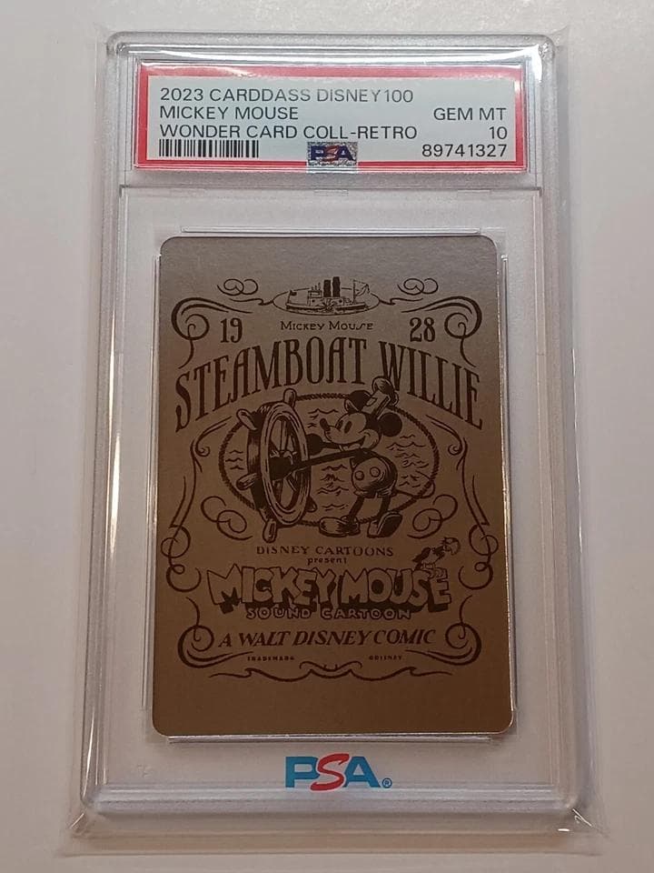 蒸気船ウィリー ミッキーマウス ディズニー100 Disney PSA 10