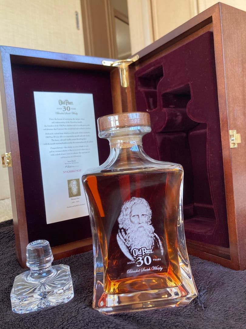 old parr 30年木箱入り　古酒希少品　16年熟成