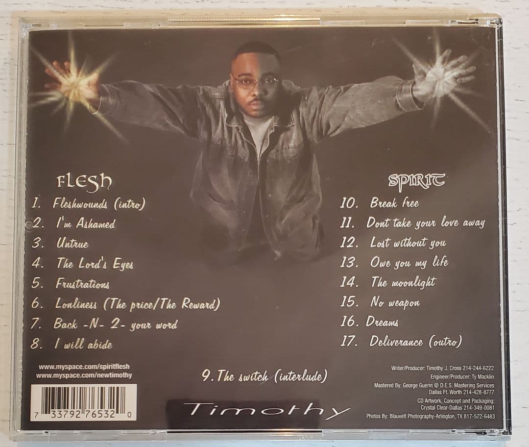 洋楽 Timothy Spirit & Flesh