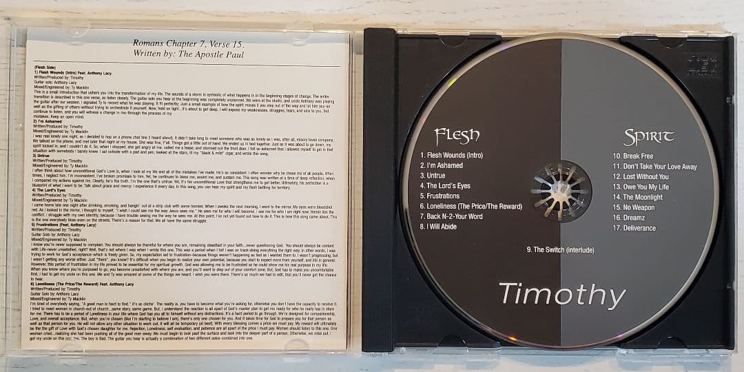 洋楽 Timothy Spirit & Flesh