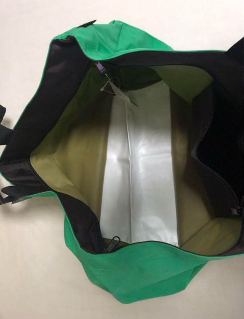 エルベシャプリエ　ZUCCA CABANE 折りたたみバッグ 緑色